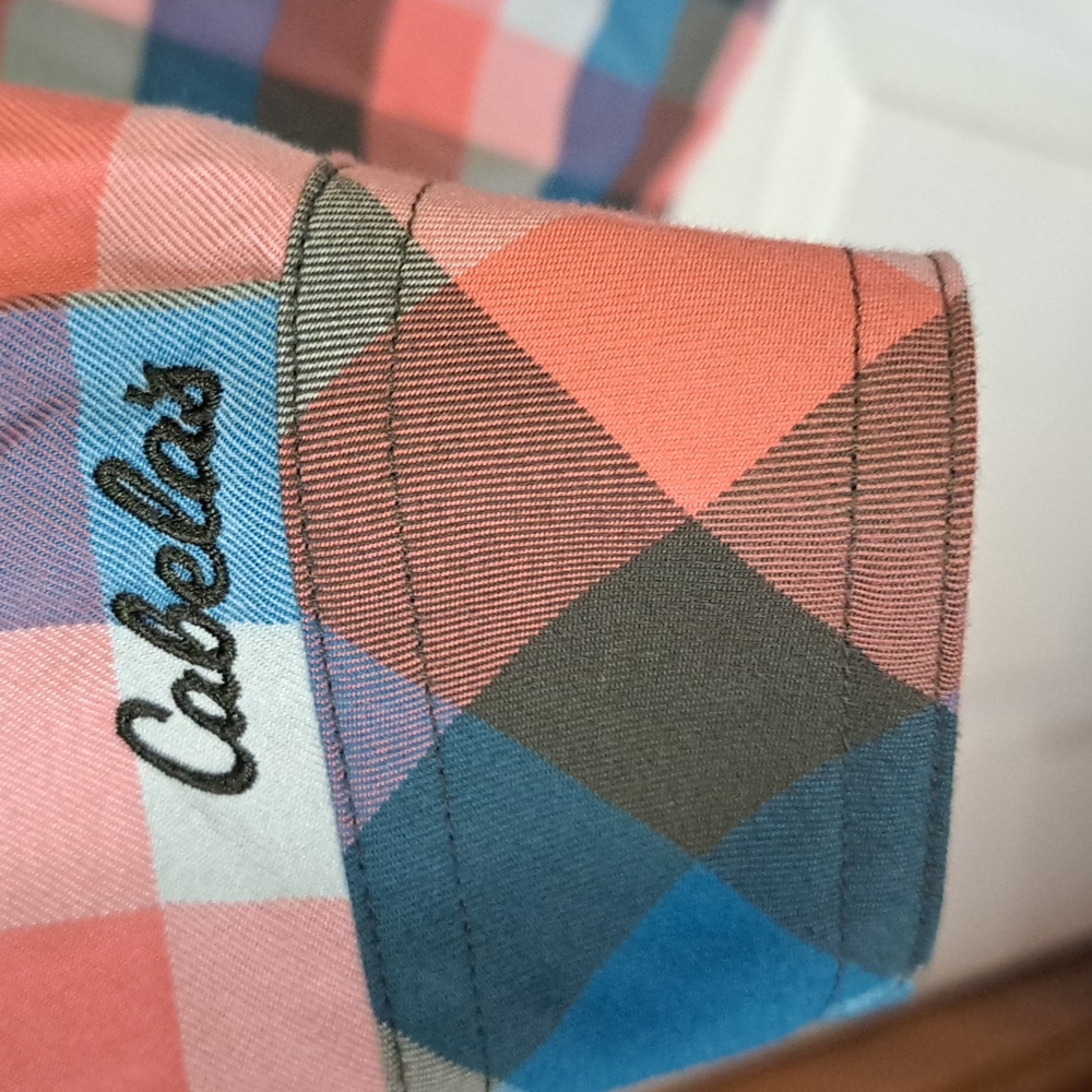 Cabela's plaid button down shacket - small long sleeve - Picture 5 of 6